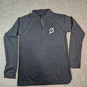 Lululemon Peloton Mens S Ponto Performance Crew Heather Long Sleeve Shirt Top